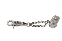 画像をギャラリービューアに読み込む, CHROME HEARTS クロムハーツ DICE DBL KEY CHAIN ダブルダイス キーチェーン 重量約81.6g 2013/.925刻印 シルバー925 美品 中古 4b009443