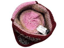 画像をギャラリービューアに読み込む, 極美品 CHANEL シャネル ココネージュ フライトキャップ AAA448 ココマーク カシミヤ ウール マルチカラー 中古 4b009944