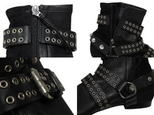 Load image into Gallery viewer, 極美品 Isabel Marant イザベル マラン ローリング アンクル ブーツ スウェード レザー ブラック シルバー金具 サイズ38 中古 4b009957