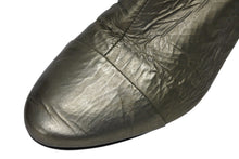 画像をギャラリービューアに読み込む, Isabel Marant イザベル マラン チェルシーブーツ レザー メタリック ブラック サイズ38 美品 中古 4b009958