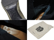 画像をギャラリービューアに読み込む, Isabel Marant イザベル マラン チェルシーブーツ レザー メタリック ブラック サイズ38 美品 中古 4b009958