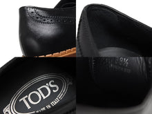 画像をギャラリービューアに読み込む, 新品同様 TOD'S トッズ ウィングチップシューズ W-tip 靴 レザー ラバーソール ブラック ホワイト ブラウン サイズ38 1/2 中古 4b009959
