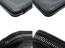 画像をギャラリービューアに読み込む, HERMES エルメス コインケース アザップコンパクトシルクイン ヴォーエプソン A刻印 ネイビー シルバー金具 良品 中古 4b009966