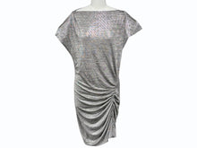 Load image into Gallery viewer, 新品未使用 ISABEL MARANT ETOILE イザベル マラン エトワール ワンピース RO0666FA-B3N09E ポリエステル エラスタン シルバー サイズM 中古 4b009967