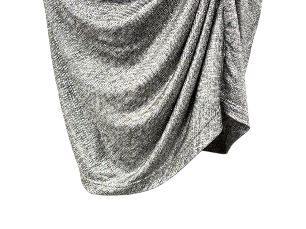 新品未使用 ISABEL MARANT ETOILE イザベル マラン エトワール ワンピース RO0666FA-B3N09E ポリエステル エラスタン シルバー サイズM 中古 4b009967