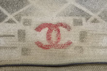 画像をギャラリービューアに読み込む, 極美品 名作 CHANEL シャネル アクト2 マトラッセ チェーンショルダーバッグ キャンバス グレー 19番台 ペンキ 中古 4b009973