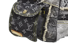 画像をギャラリービューアに読み込む, 極美品 LOUIS VUITTON ルイヴィトン スピーディ30 ボストンバッグ パッチワーク M95381 モノグラムデニム ブラック 中古 4b009975