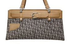 画像をギャラリービューアに読み込む, 極美品 Christian Dior クリスチャンディオール ハンドバッグ トートバッグ ベージュ レザー BM-0042 シルバー金具 中古 4b009981