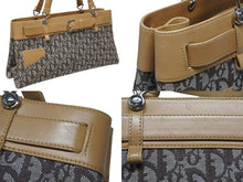 画像をギャラリービューアに読み込む, 極美品 Christian Dior クリスチャンディオール ハンドバッグ トートバッグ ベージュ レザー BM-0042 シルバー金具 中古 4b009981