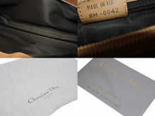画像をギャラリービューアに読み込む, 極美品 Christian Dior クリスチャンディオール ハンドバッグ トートバッグ ベージュ レザー BM-0042 シルバー金具 中古 4b009981