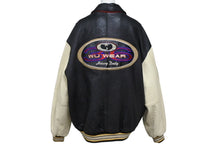 画像をギャラリービューアに読み込む, 極美品 WU WEAR ウーウェア VINTAGE ヴィンテージ レザーバーシティジャケット サイズ2XL ブラック WU-TANG CLAN ウータンクラン 中古 4b009989