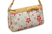 画像をギャラリービューアに読み込む, LOUIS VUITTON ルイヴィトン ポシェットアクセソワール チェリーブロッサム 村上隆コラボ M92008 ゴールド金具 美品 中古 4b009993