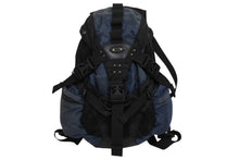 Load image into Gallery viewer, OAKLEY オークリー Mini Icon Backpack アイコン ミニバックパック リュック ブラック ブルー テック ナイロン メタルロゴ 美品 中古 4b009994