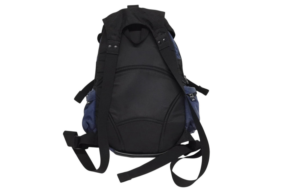 OAKLEY オークリー Mini Icon Backpack アイコン ミニバックパック リュック ブラック ブルー テック ナイロン メタルロゴ 美品 中古 4b009994