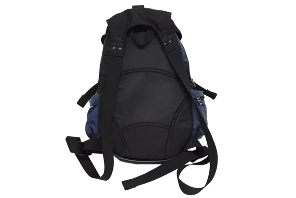 OAKLEY オークリー Mini Icon Backpack アイコン ミニバックパック リュック ブラック ブルー テック ナイロン メタルロゴ 美品 中古 4b009994