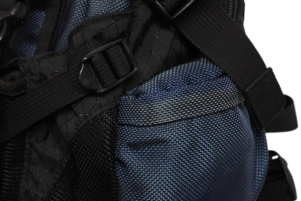 OAKLEY オークリー Mini Icon Backpack アイコン ミニバックパック リュック ブラック ブルー テック ナイロン メタルロゴ 美品 中古 4b009994