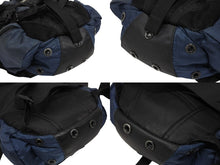 Load image into Gallery viewer, OAKLEY オークリー Mini Icon Backpack アイコン ミニバックパック リュック ブラック ブルー テック ナイロン メタルロゴ 美品 中古 4b009994