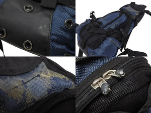 OAKLEY オークリー Mini Icon Backpack アイコン ミニバックパック リュック ブラック ブルー テック ナイロン メタルロゴ 美品 中古 4b009994