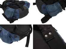 Load image into Gallery viewer, OAKLEY オークリー Mini Icon Backpack アイコン ミニバックパック リュック ブラック ブルー テック ナイロン メタルロゴ 美品 中古 4b009995