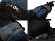 Load image into Gallery viewer, OAKLEY オークリー Mini Icon Backpack アイコン ミニバックパック リュック ブラック ブルー テック ナイロン メタルロゴ 美品 中古 4b009995