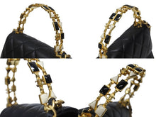 Load image into Gallery viewer, 極美品 CHANEL シャネル ミニマトラッセ トップハンドルバッグ ランダム番台 AP2946 ラムスキン ココマーク ブラック ゴールド金具 中古 4b006024