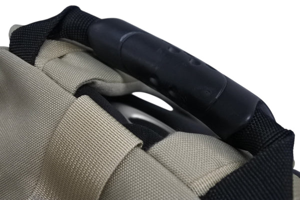 OAKLEY オークリー Icon Backpack 2.0 アイコン バックパック 2.0 テック ナイロン メタルロゴ ベージュ ブラック 美品 中古 4b010000