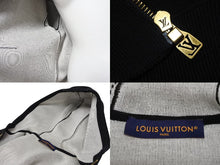画像をギャラリービューアに読み込む, 極美品 LOUIS VUITTON ルイヴィトン 24AW ジップアップフーディー RM242M AUR HRN89W サイズM ブラック ファレル ウィリアムス 中古 4b010009