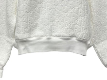 Load image into Gallery viewer, 新品未使用 Christian Dior クリスチャンディオール テリークロス プルオーバーフーディー 113J631A0684 サイズL オブリーク柄 中古 4b010016
