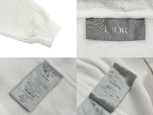 Load image into Gallery viewer, 新品未使用 Christian Dior クリスチャンディオール テリークロス プルオーバーフーディー 113J631A0684 サイズL オブリーク柄 中古 4b010016