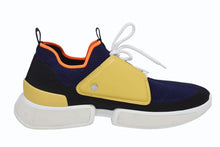 画像をギャラリービューアに読み込む, 極美品 HERMES エルメス スポーツシューズ カジュアルスニーカー テクニカルニット カーフスキン イエロー サイズ42 中古 4b010017