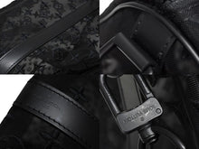 画像をギャラリービューアに読み込む, 極美品 LOUIS VUITTON ルイヴィトン モノグラム シースルー キーポル バンドリエール50 ボストンバッグ ブラック M53971 中古 4b010019