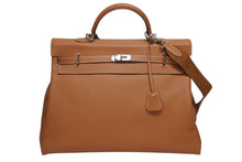 画像をギャラリービューアに読み込む, 未使用 激レア HERMES エルメス ケリー50 ハンドバック ゴールド トリヨンクレマンス シルバー金具 B刻印 中古 4b010020