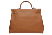 画像をギャラリービューアに読み込む, 未使用 激レア HERMES エルメス ケリー50 ハンドバック ゴールド トリヨンクレマンス シルバー金具 B刻印 中古 4b010020