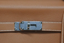 画像をギャラリービューアに読み込む, 未使用 激レア HERMES エルメス ケリー50 ハンドバック ゴールド トリヨンクレマンス シルバー金具 B刻印 中古 4b010020