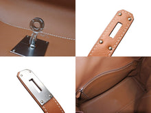 画像をギャラリービューアに読み込む, 未使用 激レア HERMES エルメス ケリー50 ハンドバック ゴールド トリヨンクレマンス シルバー金具 B刻印 中古 4b010020