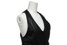 画像をギャラリービューアに読み込む, L.G.B ルグランブルー レザーベスト ボア Y2K ARCHIVE サイズ0 レザー ブラック 美品 中古 4b010021