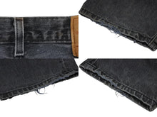 画像をギャラリービューアに読み込む, CHROME HEARTS クロムハーツ セメタリー クロスパッチ デニム パンツ リーバイス LEVI`S 501 サイズ31 ブラック 美品 中古 4b010029