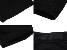 画像をギャラリービューアに読み込む, CHROME HEARTS クロムハーツ ファティーグ パンツ ブラック クロスボール シルバー925 サイズ32 美品 中古 4b010030