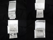 画像をギャラリービューアに読み込む, 新品未使用 CHROME HEARTS クロムハーツ 長袖Tシャツ サイズXL ホースシュー フローラルクロス プリント ブラック ピンク 中古 4b010033