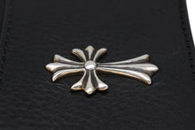 画像をギャラリービューアに読み込む, 新品未使用 CHROME HEARTS クロムハーツ DOUBLE SIDE ダブルサイド タイニー クロス カードケース シルバー925 中古 4b009693