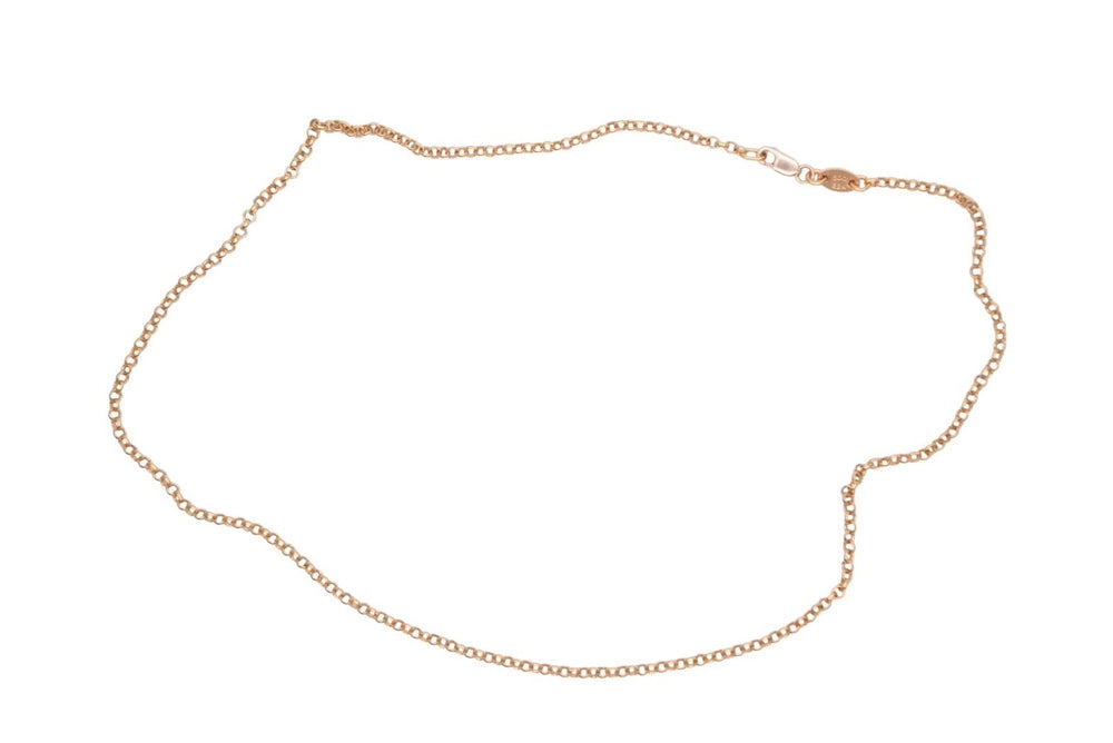 Very good condition CHROME HEARTS 22K roll chain necklace 16 inch gold 7.0g accessory used 4b010036
