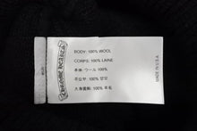 画像をギャラリービューアに読み込む, 新品未使用 CHROME HEARTS クロムハーツ ニットキャップ ビーニー CHクロス サマーニット ブラック ウール ONE SIZE 刺繍 中古 4b010037