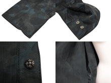 画像をギャラリービューアに読み込む, CHROME HEARTS クロムハーツ オーバー 長袖シャツ サイズS カモ柄 希少 クロスボールボタン マハルキタ 美品 中古 4b010040