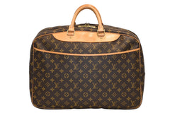 極美品 LOUIS VUITTON ルイヴィトン アリゼ24H モノグラム トラベルバッグ M41399 ブラウン ゴールド金具 中古 4b011558