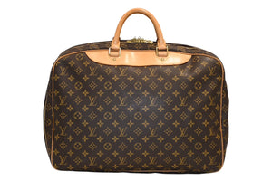 極美品 LOUIS VUITTON ルイヴィトン アリゼ24H モノグラム トラベルバッグ M41399 ブラウン ゴールド金具 中古 4b011558