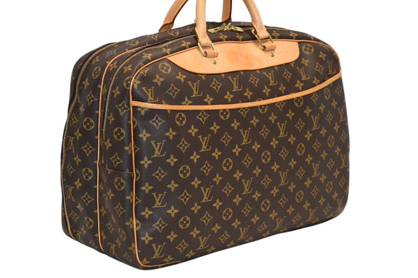 極美品 LOUIS VUITTON ルイヴィトン アリゼ24H モノグラム トラベルバッグ M41399 ブラウン ゴールド金具 中古 4b011558