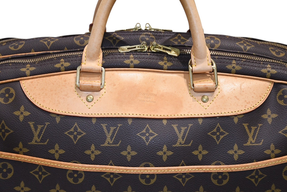 極美品 LOUIS VUITTON ルイヴィトン アリゼ24H モノグラム トラベルバッグ M41399 ブラウン ゴールド金具 中古 4b011558
