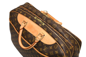 極美品 LOUIS VUITTON ルイヴィトン アリゼ24H モノグラム トラベルバッグ M41399 ブラウン ゴールド金具 中古 4b011558
