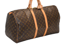 Load image into Gallery viewer, LOUIS VUITTON ルイヴィトン キーポル50 ボストンバッグ M41426 モノグラム PVC レザー モノグラム ゴールド金具 美品 中古 4b011276