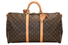 Load image into Gallery viewer, LOUIS VUITTON ルイヴィトン キーポル バンドリエール50 ボストンバッグ M41416 モノグラム PVC レザー 美品 中古 4b011263